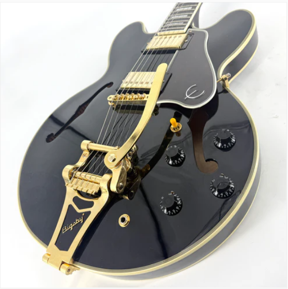 2018 Epiphone Joe Bonamassa ES-355 Standard Outfit - Ebony - Image 2