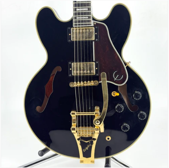 2018 Epiphone Joe Bonamassa ES-355 Standard Outfit - Ebony - Image 5