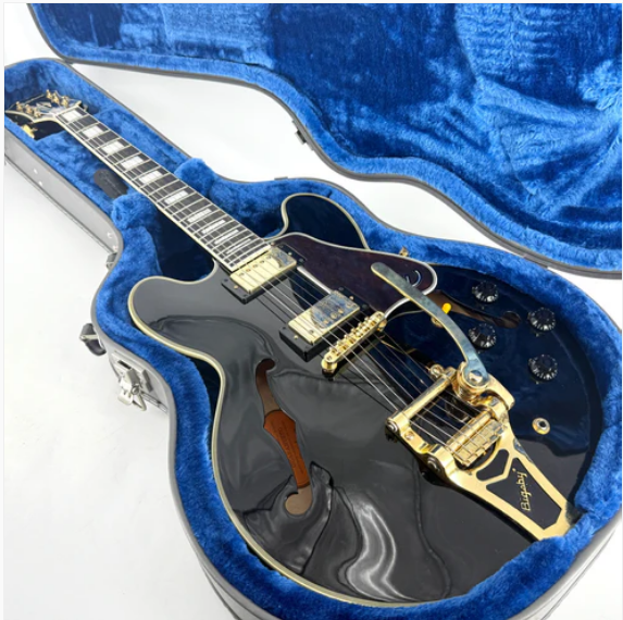 2018 Epiphone Joe Bonamassa ES-355 Standard Outfit - Ebony - Image 10