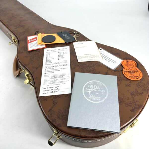 2021 Gibson Les Paul Custom Shop 60th Anniversary 1960 Reissue V2 - R0 - Tomato Soup Burst - Image 14