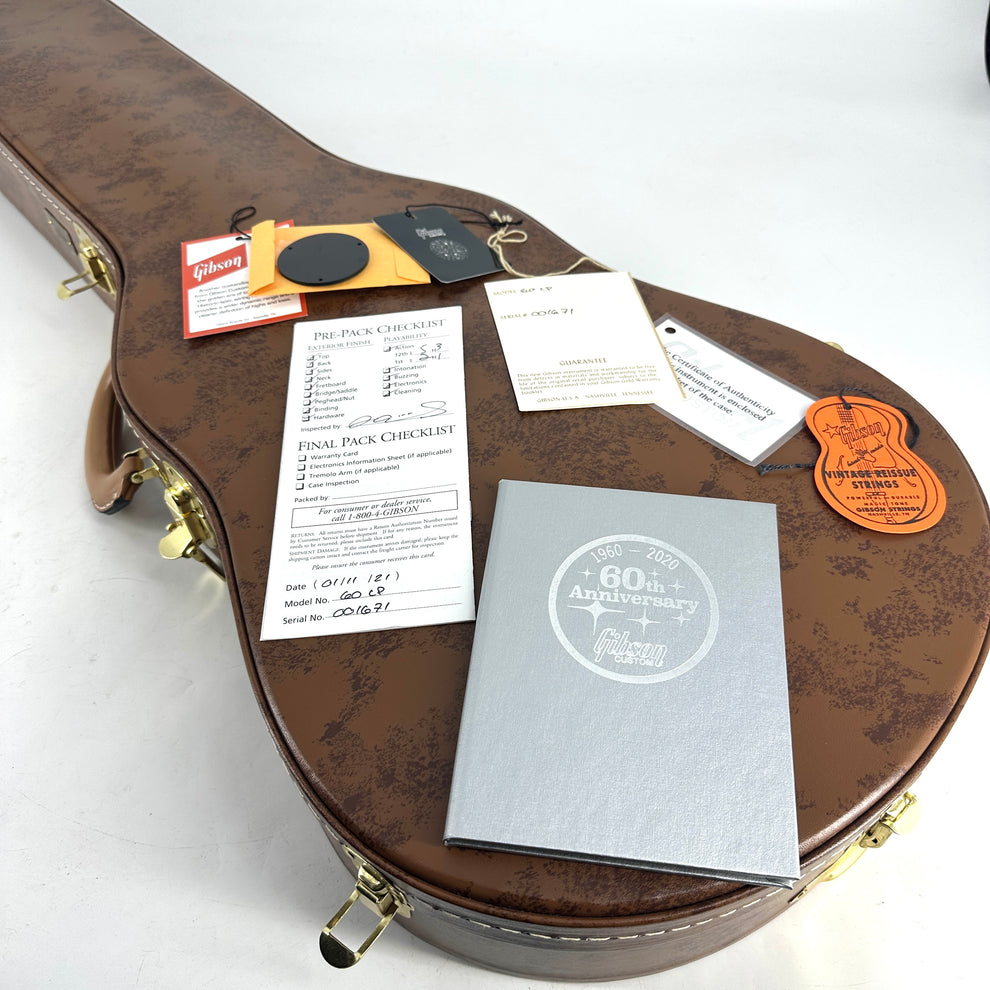 2021 Gibson Les Paul Custom Shop 60th Anniversary 1960 Reissue V2 - R0 - Tomato Soup Burst - Image 14