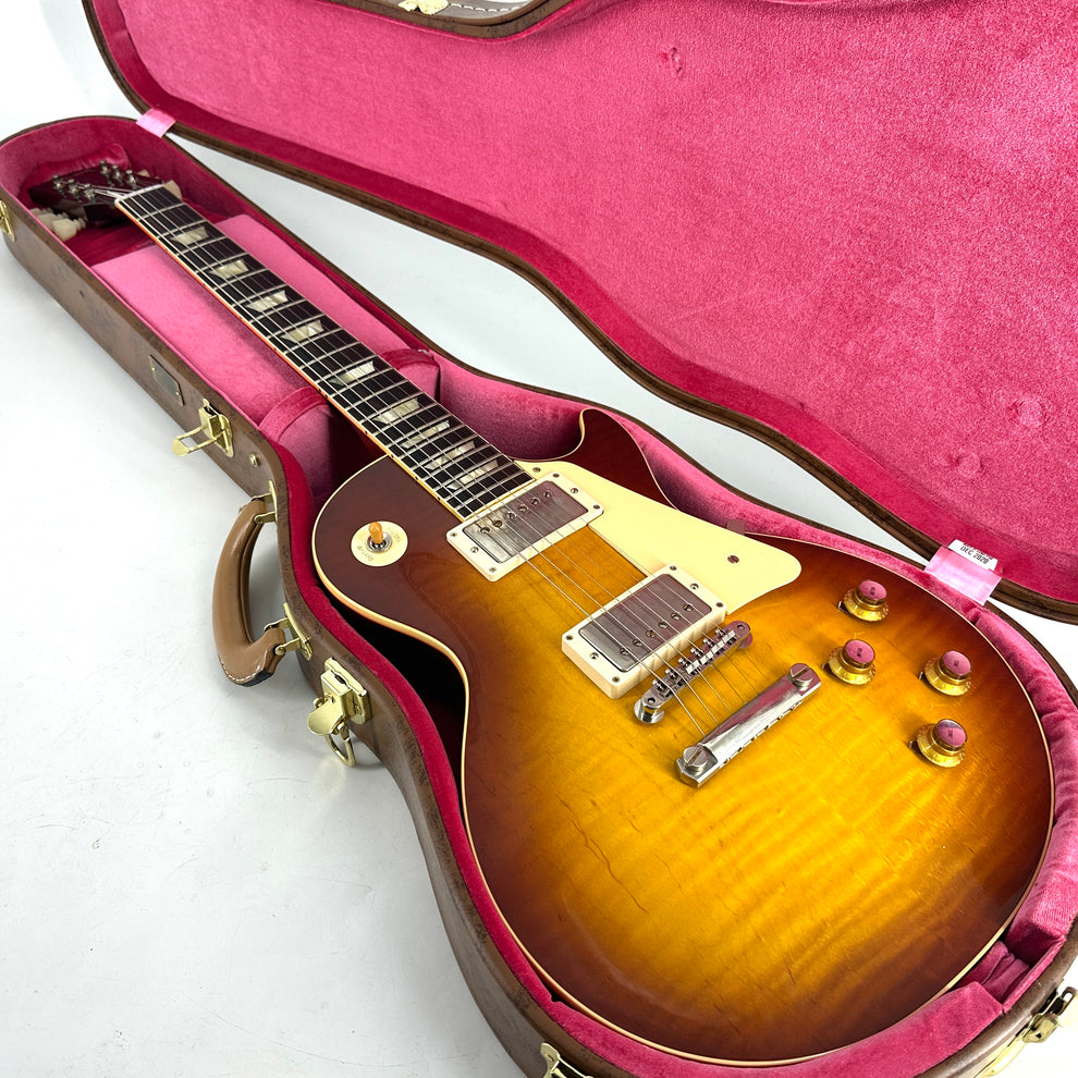 2021 Gibson Les Paul Custom Shop 60th Anniversary 1960 Reissue V2 - R0 - Tomato Soup Burst - Image 15