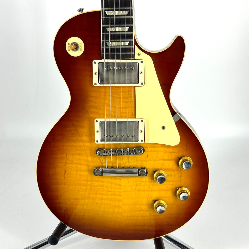 2021 Gibson Les Paul Custom Shop 60th Anniversary 1960 Reissue V2 - R0 - Tomato Soup Burst - Image 4