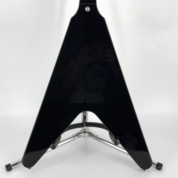 2024 Epiphone Inspired by Gibson Custom Jimi Hendrix Love Drops Flying V - Ebony - Image 8