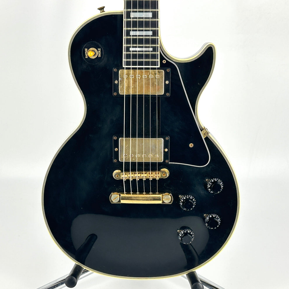 1991 Gibson Pre-Historic Les Paul '57 Custom Reissue - Ebony - Image 6