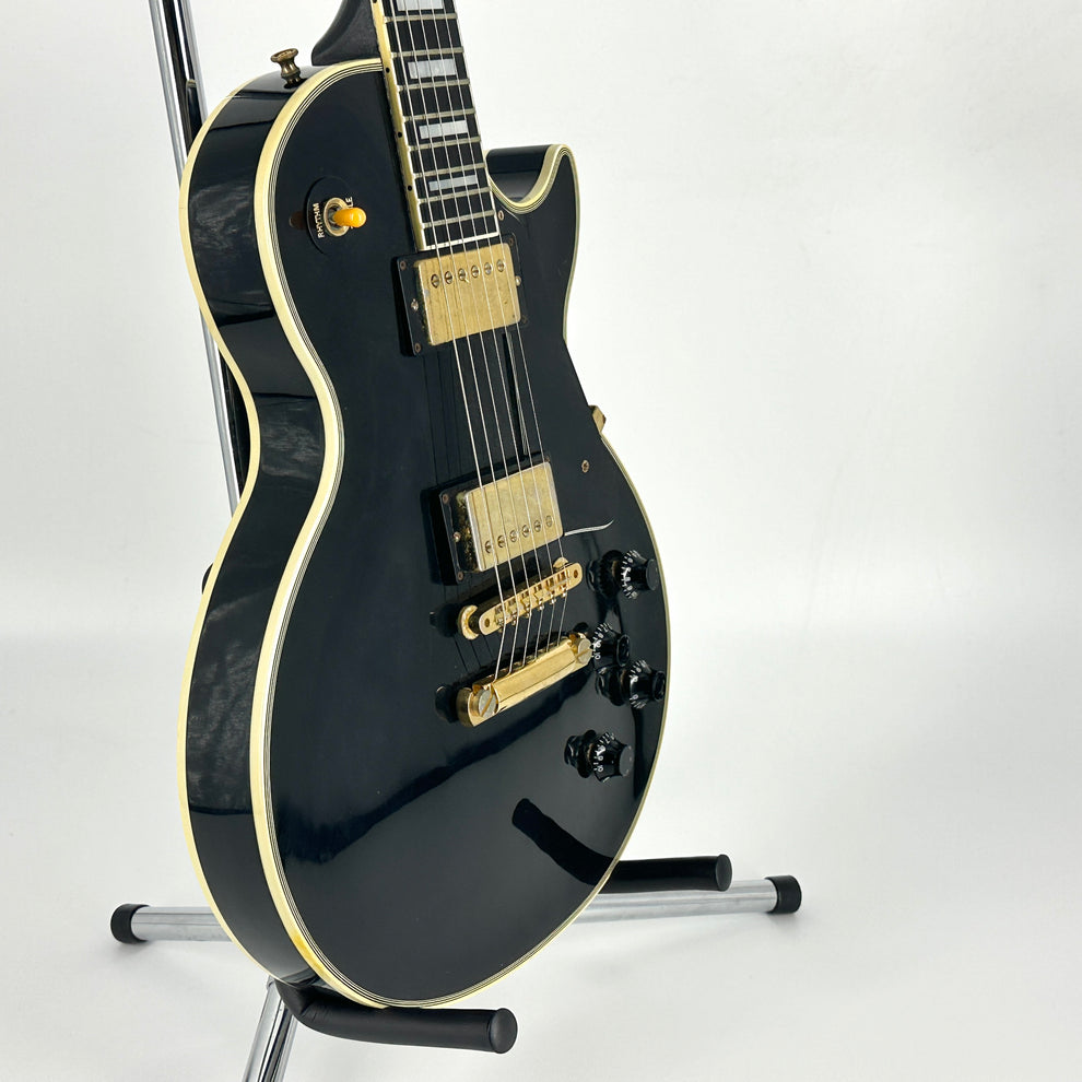 1991 Gibson Pre-Historic Les Paul '57 Custom Reissue - Ebony - Image 5