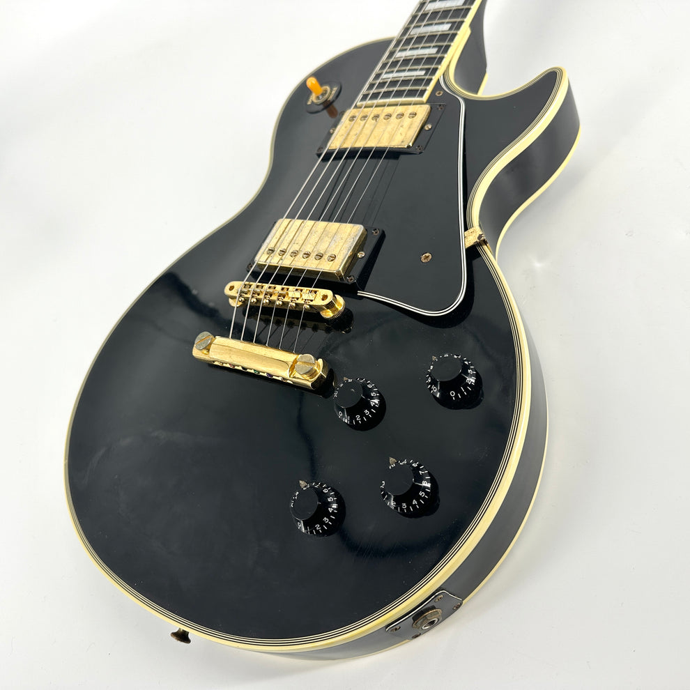 1991 Gibson Pre-Historic Les Paul '57 Custom Reissue - Ebony - Image 2
