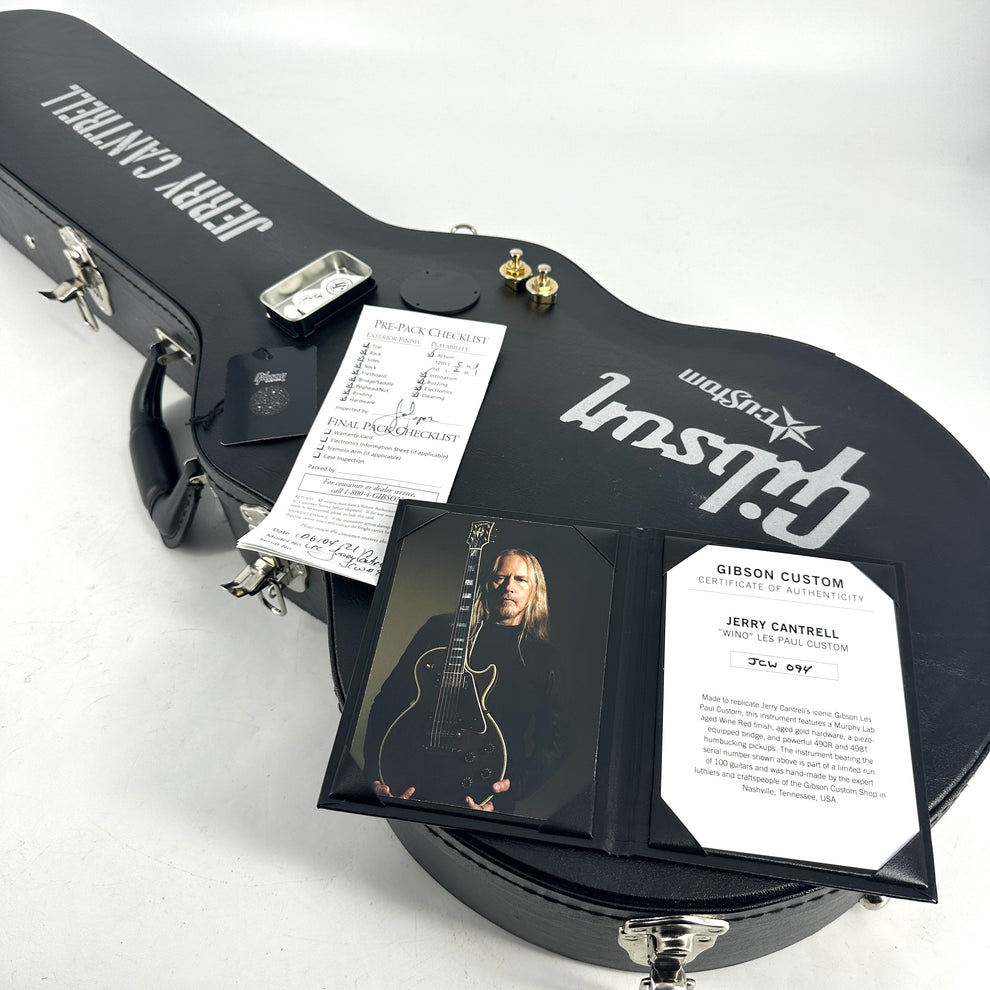 2021 Gibson Custom Jerry Cantrell Murphy Lab 'Wino' Les Paul - Wine Red - Image 18